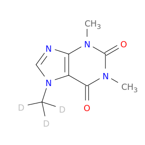 3,7-二氢-1,3-二甲基-7-(甲基-D3)-1H-嘌呤-2,6-二酮