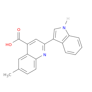 2-(1H-吲哚-3-基)-6-甲基-4-喹啉羧酸