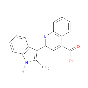 4-Quinolinecarboxylic acid, 2-(2-methyl-1H-indol-3-yl)-