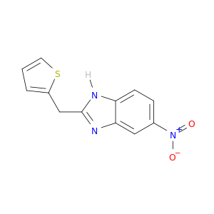 1H-Benzimidazole, 5-nitro-2-(2-thienylmethyl)-