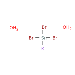 Potassium, (tribromostannyl)-, dihydrate