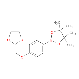 1,3,2-Dioxaborolane,2-[4-(1,3-dioxolan-2-ylmethoxy)phenyl]-4,4,5,5-tetramethyl-