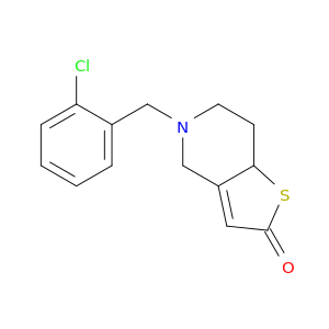 5-(2-chlorobenzyl)-5,6,7,7a-tetrahydrothieno[3,2-c]pyridin-2(4h)-one