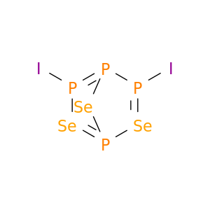 2,6,7-Triselena-1,3,4,5-tetraphosphabicyclo[2.2.1]heptane, 3,5-diiodo-