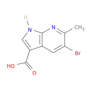 5-Bromo-6-methyl-1H-pyrrolo[2,3-b]pyridine-3-carboxylic acid