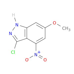 3-氯-6-甲氧基-4-硝基-1H-吲唑