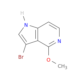 3-溴-6-甲氧基-5-氮杂吲哚