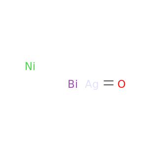 Bismuth nickel silver oxide