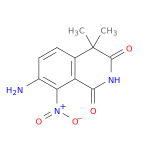 1,3(2H,4H)-Isoquinolinedione, 7-amino-4,4-dimethyl-8-nitro-