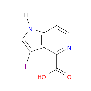 3-Iodo-1H-pyrrolo[3,2-c]pyridine-4-carboxylic acid