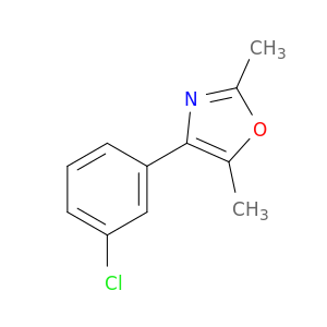 Oxazole, 4-(3-chlorophenyl)-2,5-dimethyl-