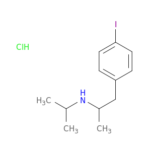 Benzeneethanamine, 4-iodo-α-methyl-N-(1-methylethyl)-, hydrochloride (1:1)