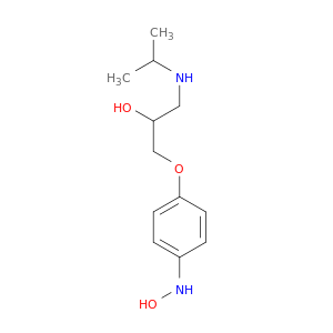 2-Propanol, 1-[4-(hydroxyamino)phenoxy]-3-[(1-methylethyl)amino]-