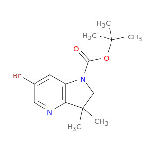 6-溴-3,3-二甲基-2,3-二氢-1H-吡咯并[3,2-b]吡啶-1-羧酸叔丁酯