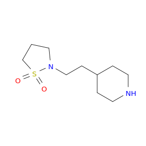 Piperidine, 4-[2-(1,1-dioxido-2-isothiazolidinyl)ethyl]-