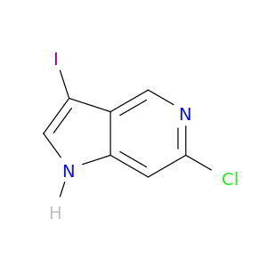 3-碘-6-氯-1H-吡咯[3,2-c]吡啶