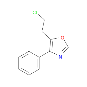 Oxazole, 5-(2-chloroethyl)-4-phenyl-