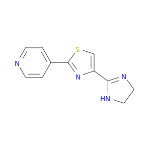 Pyridine, 4-[4-(4,5-dihydro-1H-imidazol-2-yl)-2-thiazolyl]-