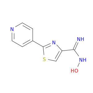 4-Thiazolecarboximidamide, N-hydroxy-2-(4-pyridinyl)-