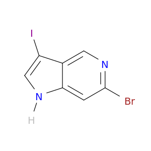 6-溴-3-碘-1H-吡咯并[3,2-c]吡啶