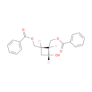 1,2-Cyclobutanedimethanol, 3-hydroxy-, 1,2-dibenzoate, (1R,2R,3R)-rel-