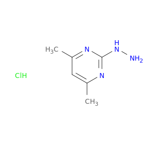 2-肼基-4,6-二甲基嘧啶盐酸盐