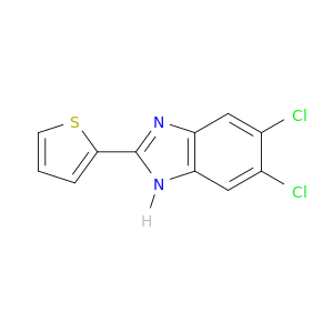 1H-Benzimidazole, 5,6-dichloro-2-(2-thienyl)-