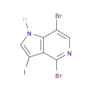 4,7-Dibromo-3-iodo-1H-pyrrolo[3,2-c]pyridine