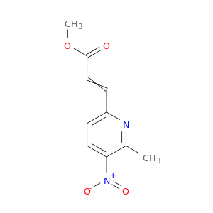 2-Propenoic acid, 3-(6-methyl-5-nitro-2-pyridinyl)-, methyl ester