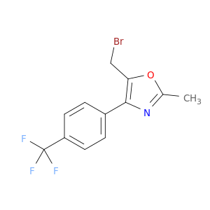 Oxazole, 5-(bromomethyl)-2-methyl-4-[4-(trifluoromethyl)phenyl]-