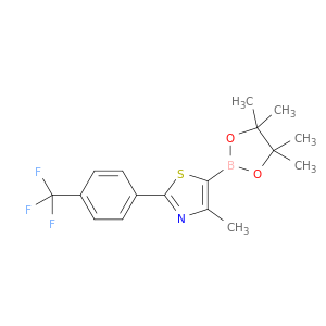 4-METHYL-5-(4,4,5,5-TETRAMETHYL-1,3,2-DIOXABOROLAN-2-YL)-2-[4-(TRIFLUOROMETHYL)PHENYL]-1,3-THIAZOLE