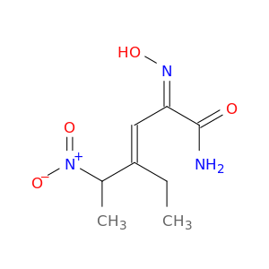 (2E,3E)-4-乙基-2-(羟基亚氨基)-5-硝基-3-己烯酰胺