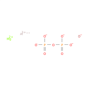 Aluminum magnesium (diphosphate) hydroxide