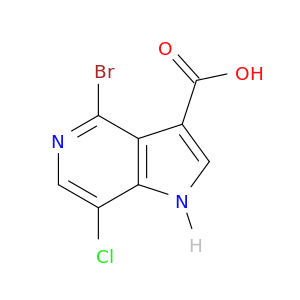 4-Bromo-7-chloro-1H-pyrrolo[3,2-c]pyridine-3-carboxylic acid