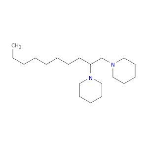 Piperidine, 1,1'-(1-octyl-1,2-ethanediyl)bis-