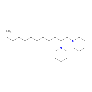 Piperidine, 1,1'-(1-decyl-1,2-ethanediyl)bis-