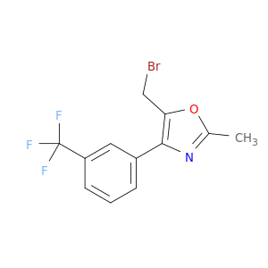 Oxazole, 5-(bromomethyl)-2-methyl-4-[3-(trifluoromethyl)phenyl]-