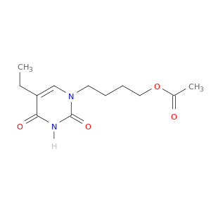 2,4(1H,3H)-Pyrimidinedione, 1-[4-(acetyloxy)butyl]-5-ethyl-