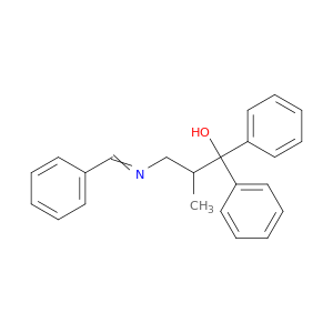 Benzenemethanol, α-[1-methyl-2-[(phenylmethylene)amino]ethyl]-α-phenyl-