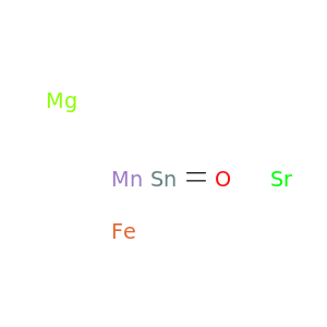 Iron magnesium manganese strontium tin oxide