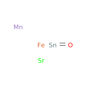 Iron manganese strontium tin oxide