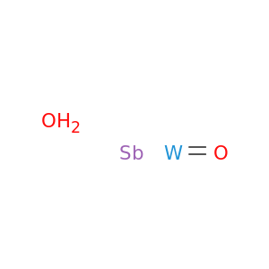 Antimony tungsten oxide, hydrate