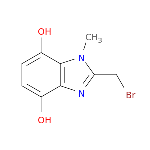 1H-Benzimidazole-4,7-diol, 2-(bromomethyl)-1-methyl-