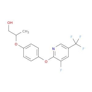 1-Propanol, 2-[4-[[3-fluoro-5-(trifluoromethyl)-2-pyridinyl]oxy]phenoxy]-