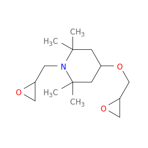 Piperidine, 2,2,6,6-tetramethyl-4-(oxiranylmethoxy)-1-(oxiranylmethyl)-