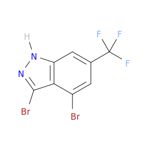 3,4-Dibromo-6-(trifluoromethyl)-1H-indazole