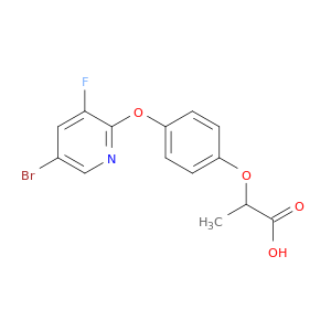 Propanoic acid, 2-[4-[(5-bromo-3-fluoro-2-pyridinyl)oxy]phenoxy]-