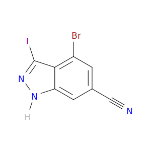 4-Bromo-3-iodo-1H-indazole-6-carbonitrile