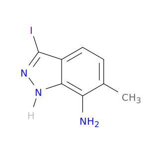 3-Iodo-6-甲基-1H-吲唑-7-胺