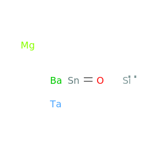 Barium magnesium silicon tantalum tin oxide